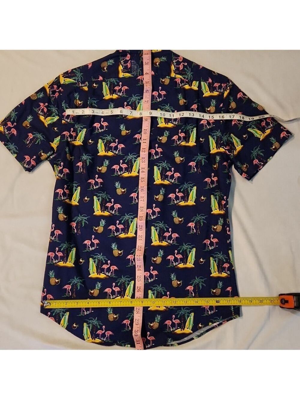 Polo Ralph Lauren Flamingo Short Sleeve Button Up Shirt (M Size S P Slim Fit) - Picture 3 of 10